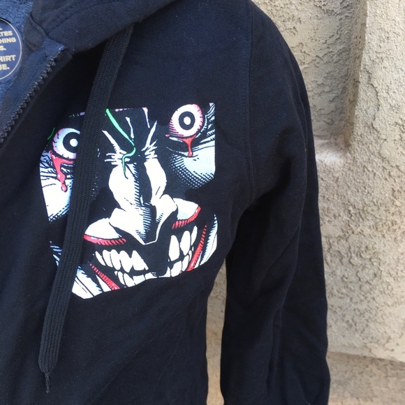 NWT DC COMICS JOKER HOODIE - Picture 3 of 4